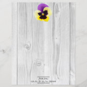 Papier rustique violet et jaune (Devant)