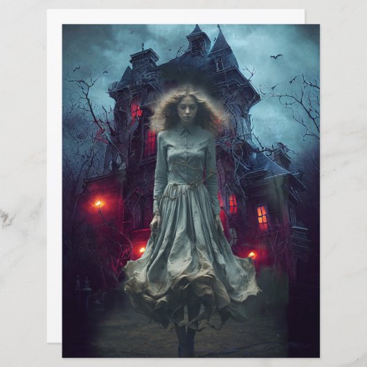 Papier Sa triste vie (Devant / Derrière)