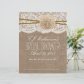 Papier Sable Dollar Fête des mariées Plage Recette Divide (Debout devant)