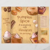 Papier Sac à chips citrouille épice et tout (Devant)