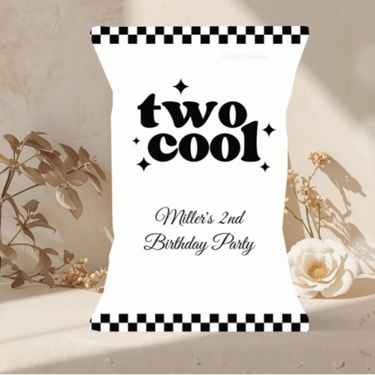 Papier Sac de chips apéritif Two Cool pour 2ème anniversa
