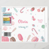 Papier Sac de fête Candyland (Devant)