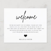 Papier Sac d'insertion du Mariage de script (Devant)