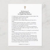 Papier Sacred Heart Jesus Religious Traditional Catholic (Dos)