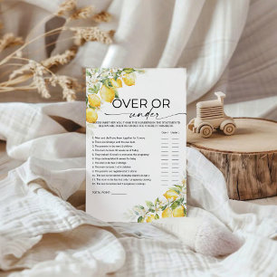 Papier Safari Animaux Baby showers au-dessus ou en dessou