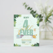 Papier Safari Animaux Quatre jamais Wild Budget Anniversa (Debout devant)