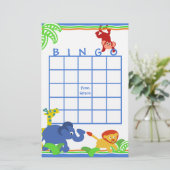 Papier Safari Bingo (Debout devant)