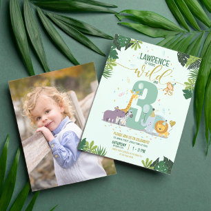 Papier Safari Young Wild & 3 Budget Photo Anniversaire In