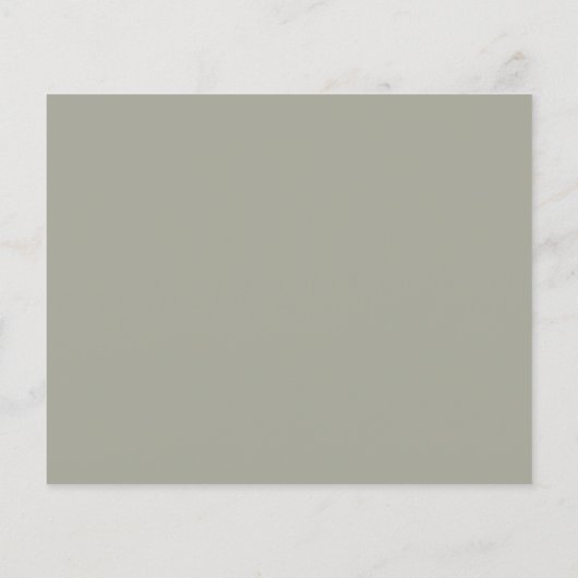 Papier Sage Green Charcoal Moderne Budget Mariage Invitat (Dos)