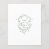 Papier Sage Green Classic 'Devinez Combien De' Jeux De Ma (Dos)