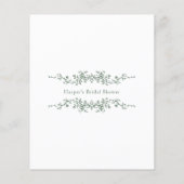 Papier Sage Green Classy 'Devinez Combien De' Jeux De Mar (Dos)