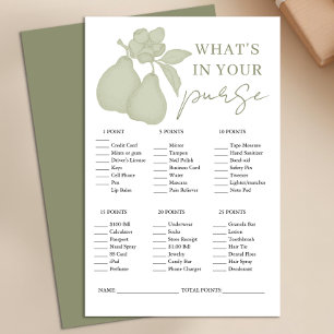 Papier Sage Green Perfect Pear Fête des mariées Jeu
