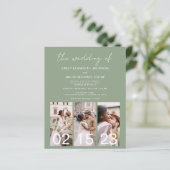 Papier Sage Green QR Code Calligraphie (Debout devant)