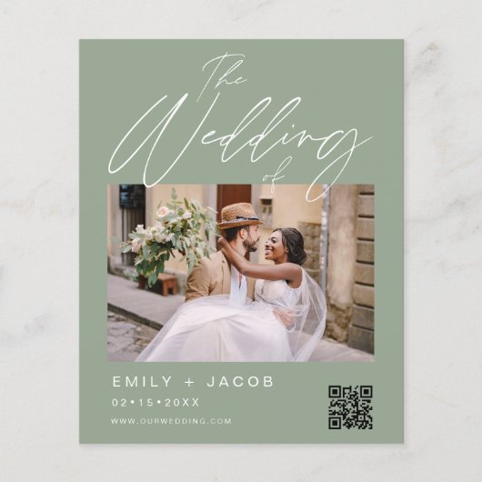 Papier Sage Green QR Code photo (Devant)