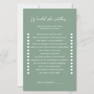 Papier Sage Green Voudrait Elle Plutôt Fête des mariées J