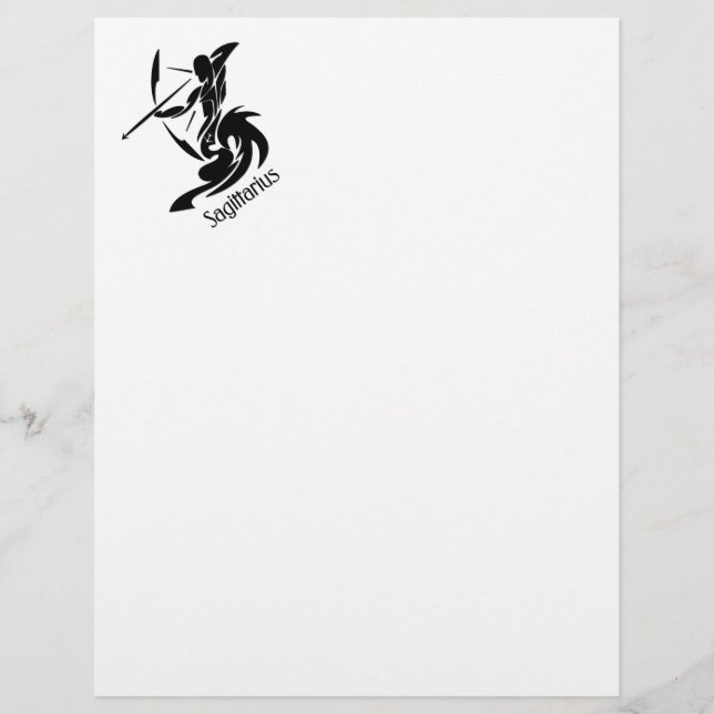 Papier Sagittaire zodiaque (Devant)