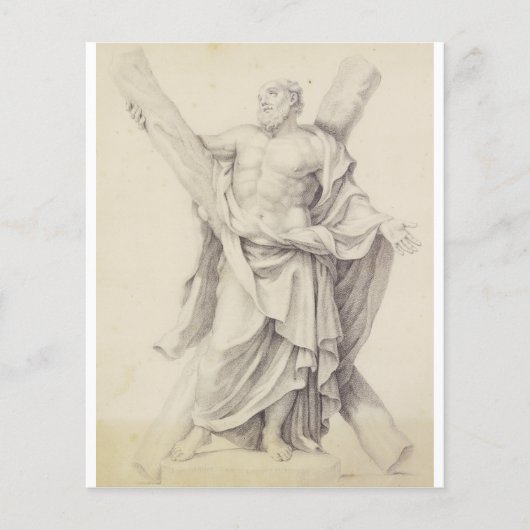 Papier Saint André l'apôtre, premier appelé des disciples (Devant)