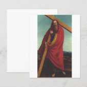 Papier Saint Andrew l'apôtre martyr (Devant / Derrière)
