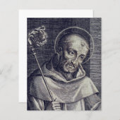 Papier Saint Bernard de Clairvaux (Devant / Derrière)