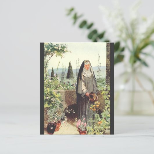 Papier Saint-Catherine de Sienne (Debout devant)