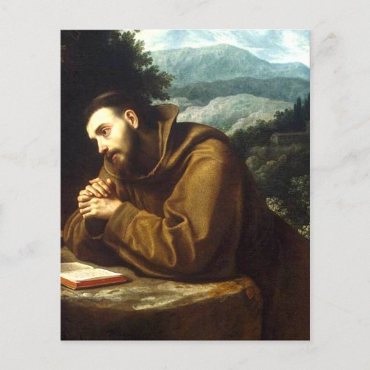 Papier Saint François d'Assise (Devant)