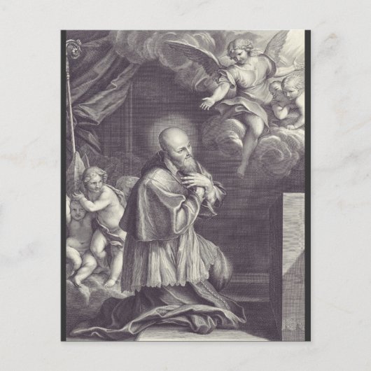 Papier Saint François de Sales Docteur de l'Eglise (Devant)