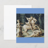 Papier Saint George et le Dragon Grand Martyr (Devant / Derrière)