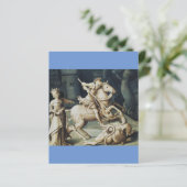 Papier Saint George et le Dragon Grand Martyr (Debout devant)