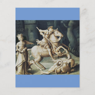 Papier Saint George et le Dragon Grand Martyr
