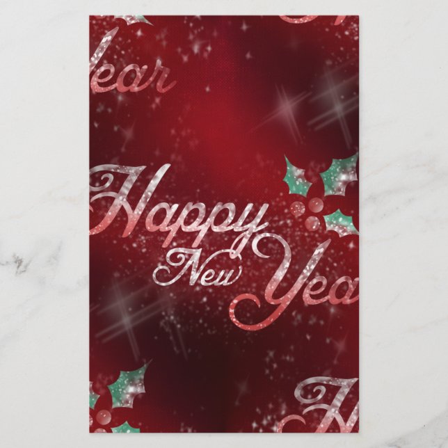 Papier saint heureux nouvelle année (Devant)