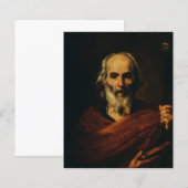 Papier Saint Joseph par Jusepe de Ribera (Devant / Derrière)