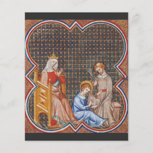Papier Saint Louis IX de France Protecteur des Rois Art