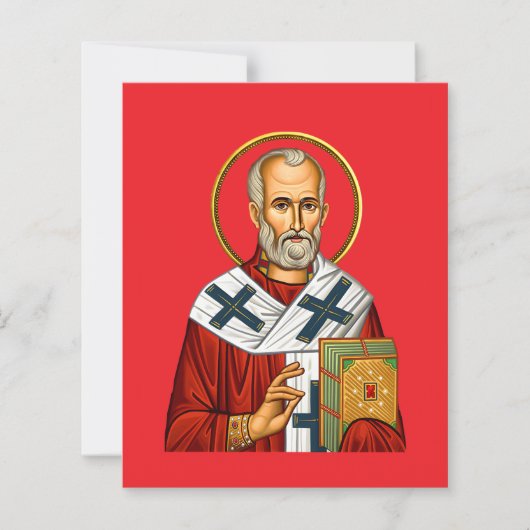 Papier Saint Nicholas orthodox  icon  (Devant)