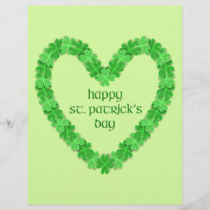 Papier Saint Patrick's Day Heart