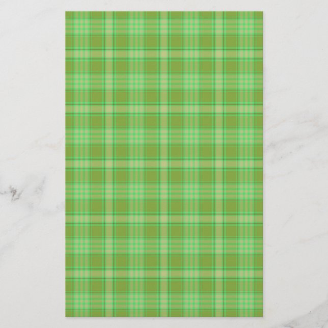 Papier Saint Patrick's Day Plaid (Devant)