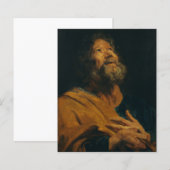 Papier Saint Peter par Antoon van Dyck (Devant / Derrière)