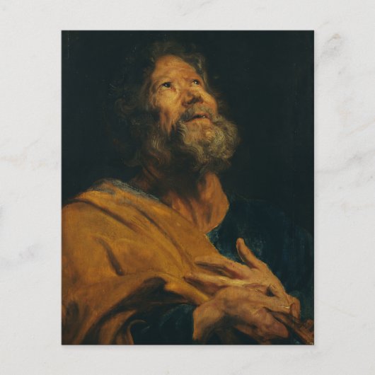 Papier Saint Peter par Antoon van Dyck (Devant)
