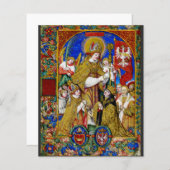 Papier Saint Stanislaus évêque et martyr (Devant / Derrière)