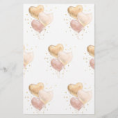 Papier Saint Valentin Emoji Pictionary jeu avec réponses (Dos)