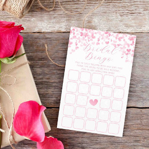 Papier Saint Valentin Fête des mariées Bingo Jeu