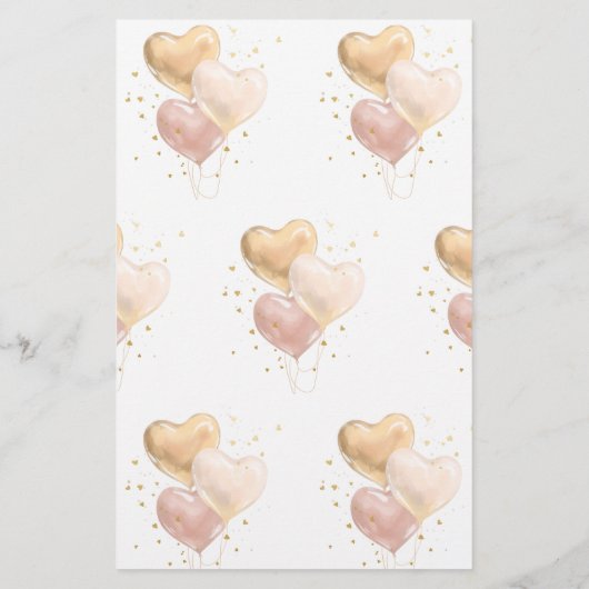 Papier Saint Valentin Terminer mon phrase Editable jeu (Dos)