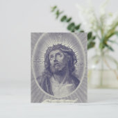 Papier Saint Visage de Jésus (Debout devant)