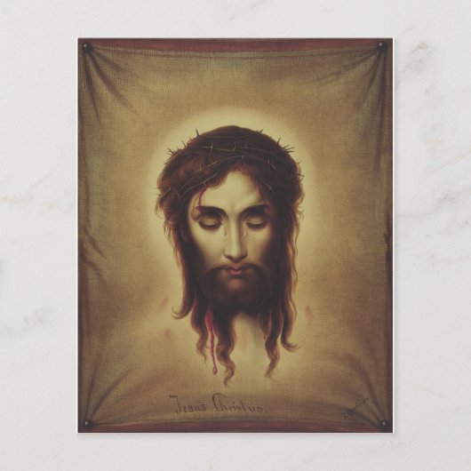 Papier Saint Visage de Jésus-Christ (Devant)