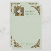 Papier Sainte Catherine de Sienne (BK 19) (Style 2, feuil (Devant / Derrière)