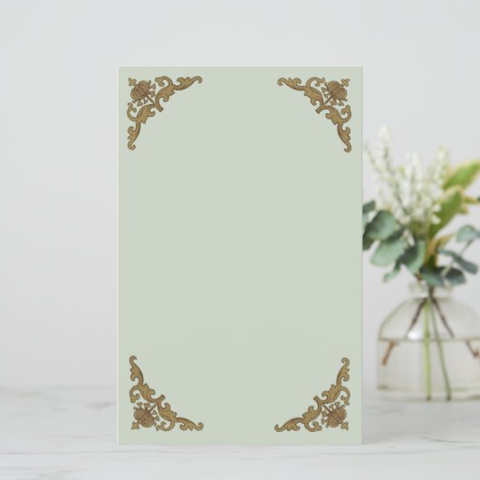 Papier Sainte Catherine de Sienne (BK 19) (Style 2, feuil (Debout devant)