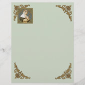Papier Sainte Catherine de Sienne (BK 19) (Style 2, feuil (Devant)
