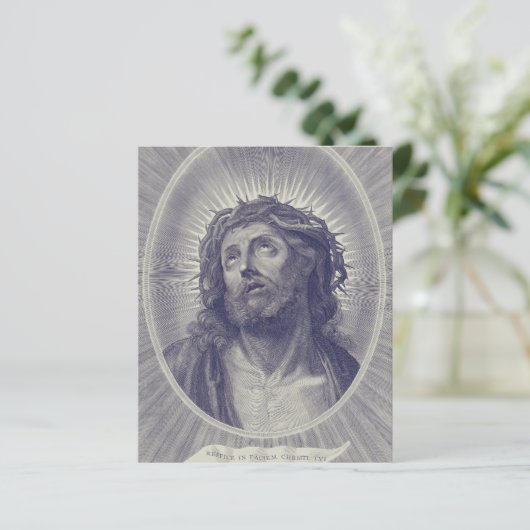 Papier Sainte Face de Jésus (Debout devant)