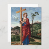 Papier Sainte-Hélène par Cima da Conegliano (Devant / Derrière)