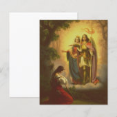 Papier Sainte Jeanne d'Arc (Devant / Derrière)