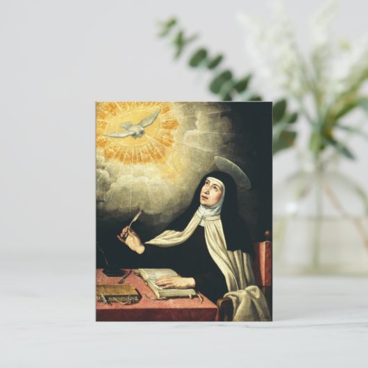 Papier Sainte Thérèse d'Avila (Debout devant)